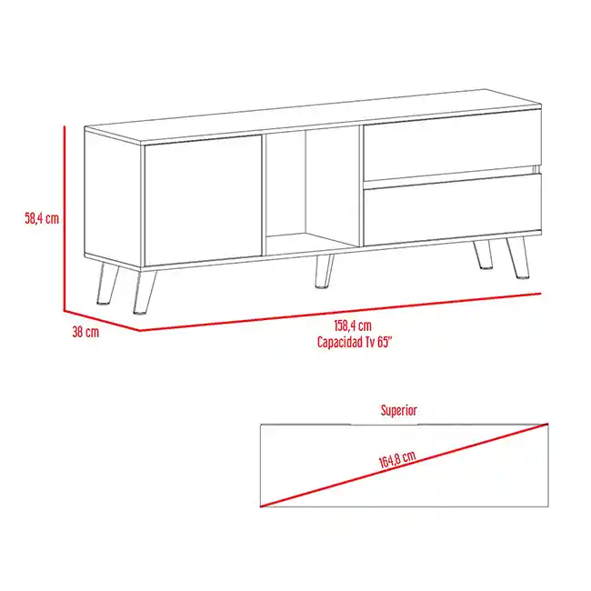 Rack Para Tv Mileik