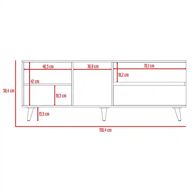 Rack Para Tv Mileik