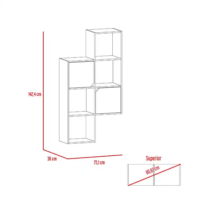 Mueble Repisas Netan