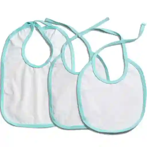 Trio De Baberos Plasticos Impermeables Para Bebé - Landi Baby