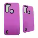 Motorola Funda Estuche Silicona Morado Paraone Fusion