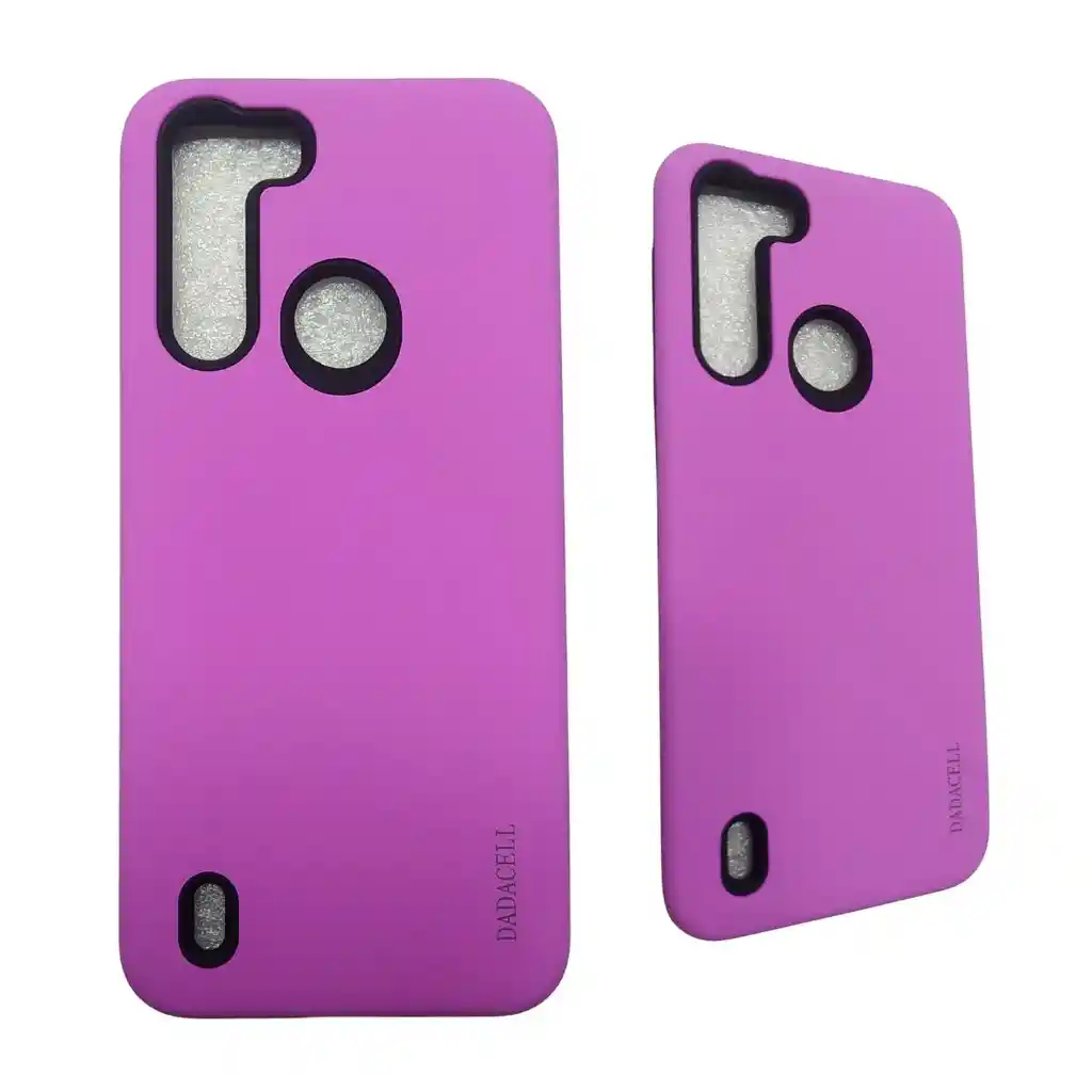 Motorola Funda Estuche Silicona Morado Paraone Fusion