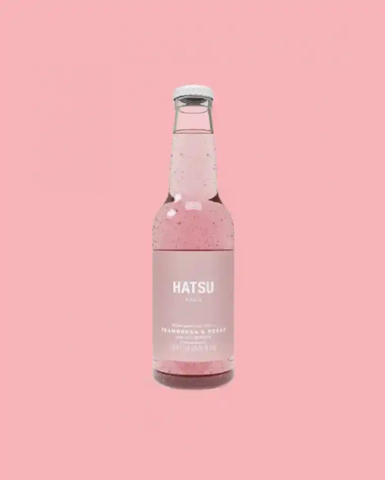 Soda Frambuesa Y Rosas Hatsu 300ml