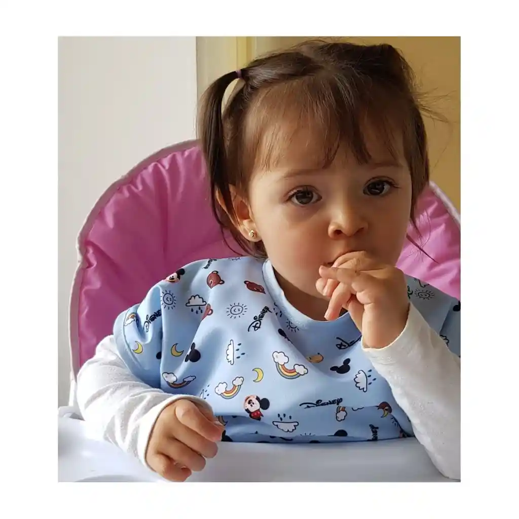 Babero Delantal Impermeable Para Bebé Niño