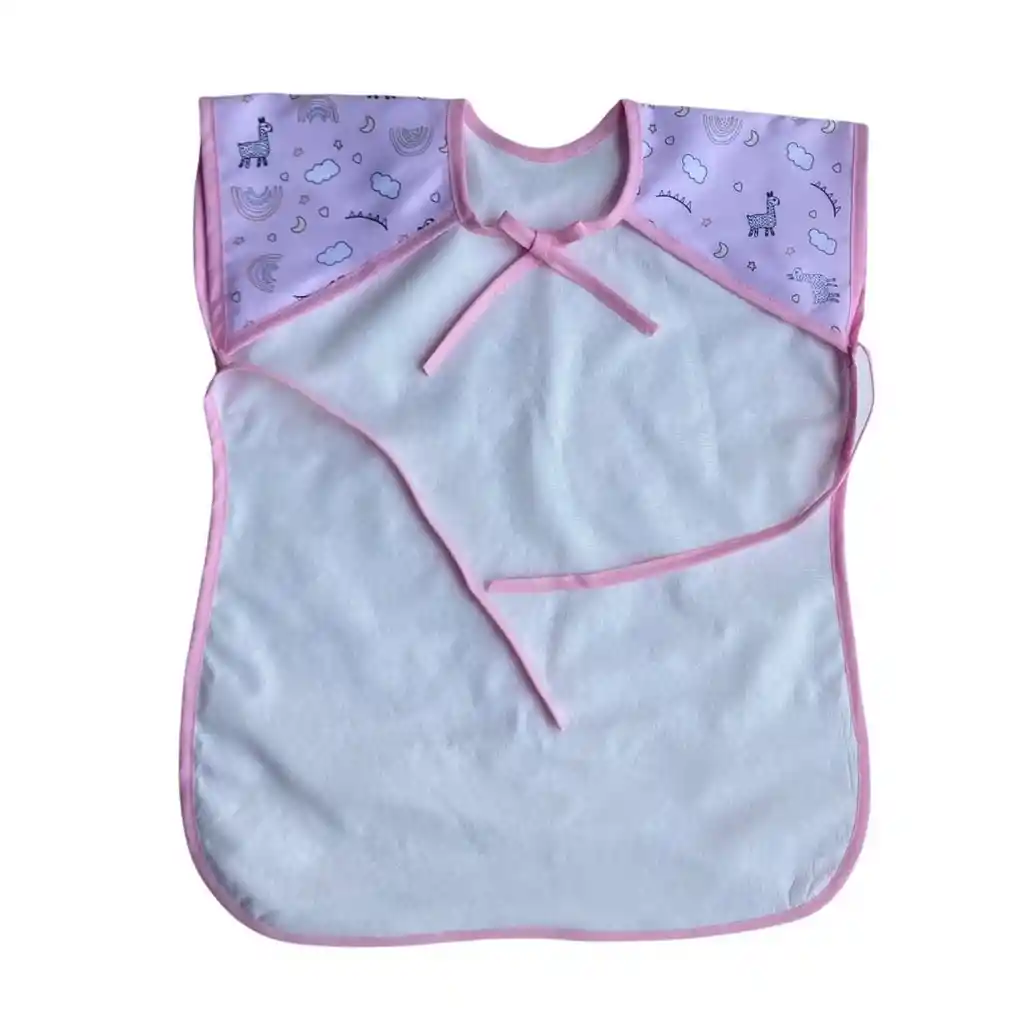 Babero Delantal Impermeable Para Bebé Niña