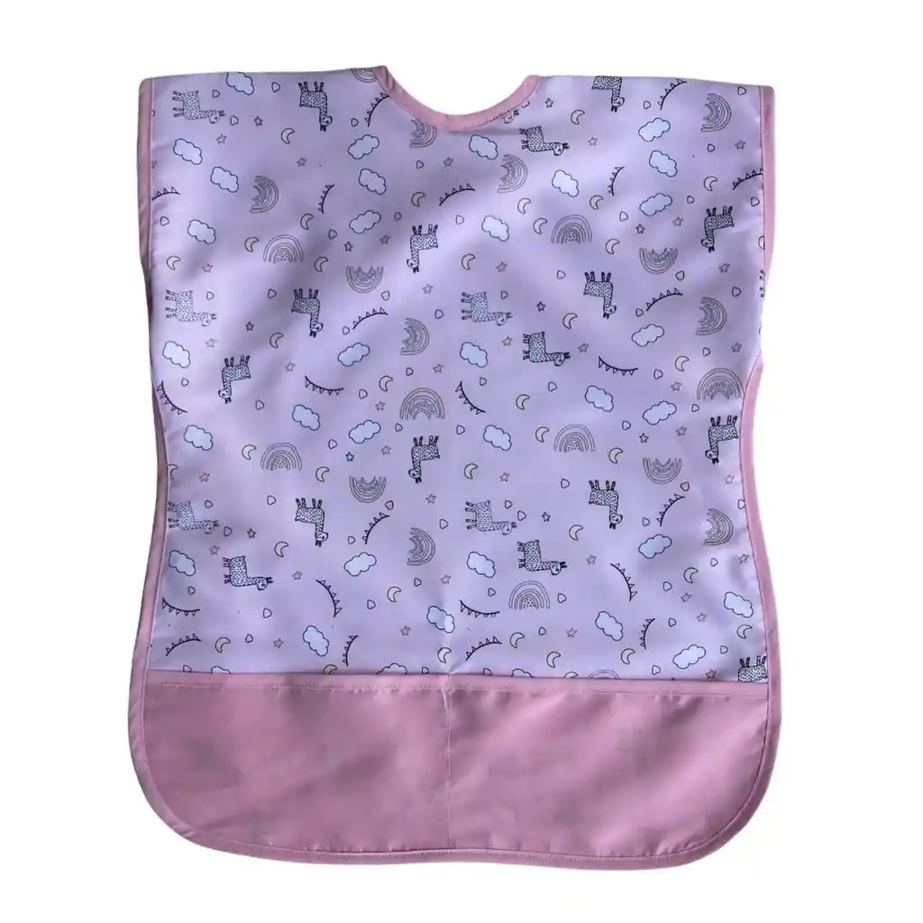 Babero Delantal Impermeable Para Bebé Niña