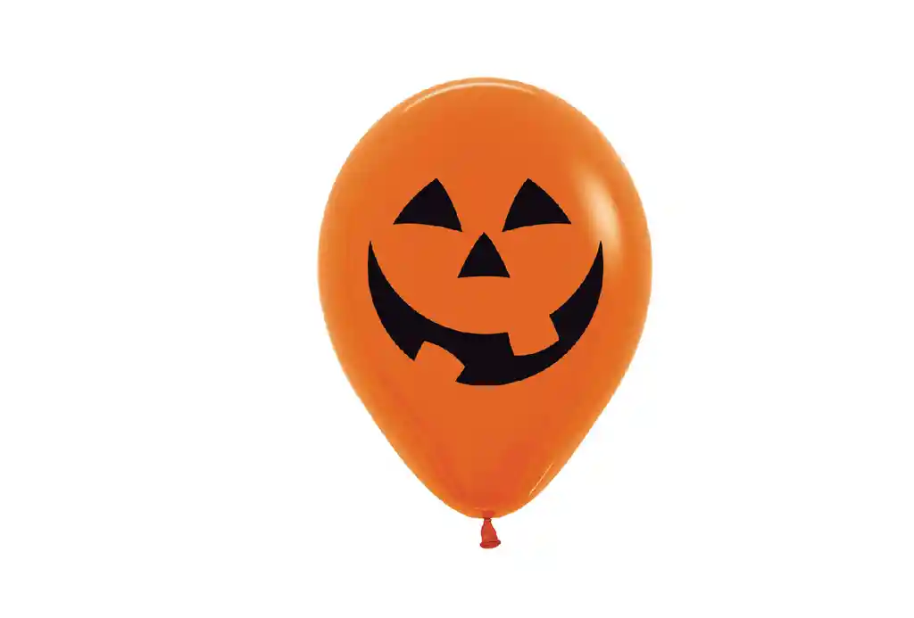 Halloween Bomba Globo Biodegradable De Latex Calabaza R24 (60cm)