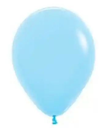 Bomba Globo Biodegradable De Latex Azul Pastel R12