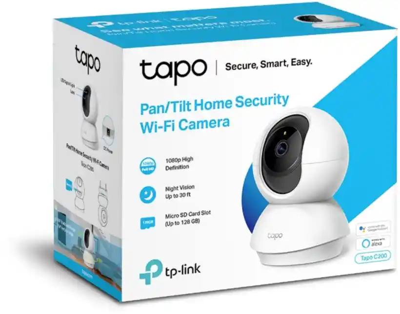  Camara De Seguridad Ip Wifi Tp-Link Tapo C200 Robotica 
