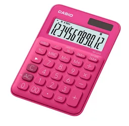 Casio Calculadora 12 Digitos Fucsia/rosada