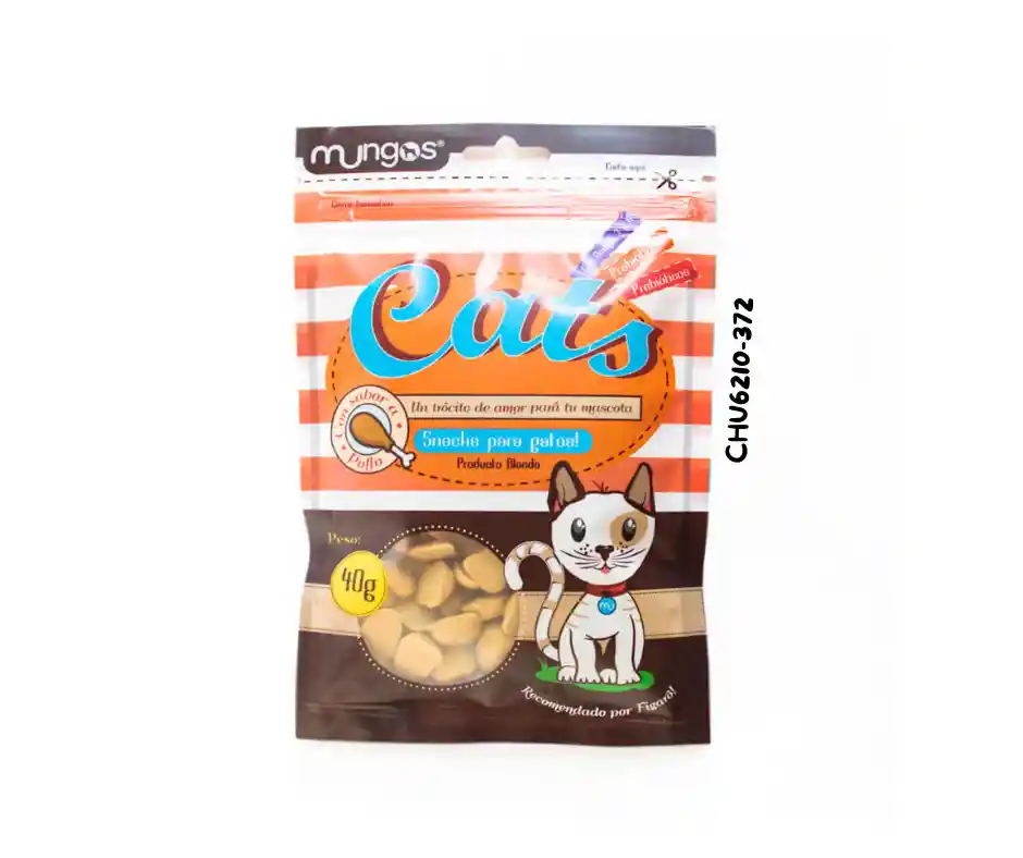 Galletas Y Snacks Saludables Y Blandos Para Gatos Sabor A Pollo Paquete X 40g