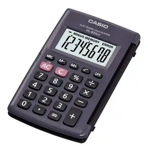 Casio Calculadora Bolsillo Vertical Ref: Hl-820lv