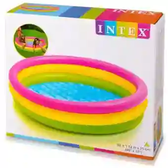 Piscina Niños Inflable Colores 114*25cm