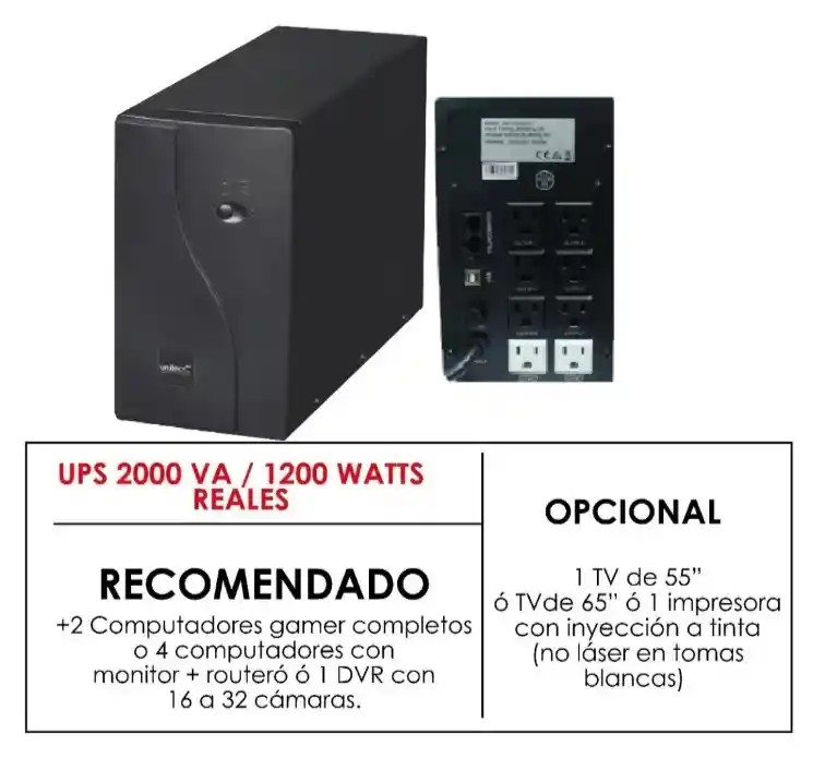 Unitec Ups Interactiva2000Va