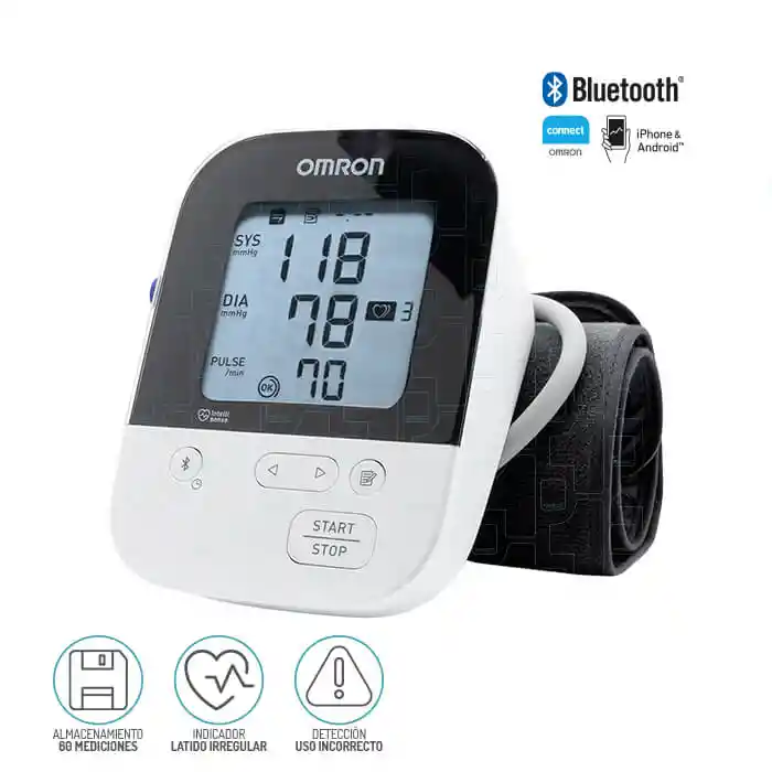 Omron Tensiometro De Brazo Automatico Bluetooth Hem7156T