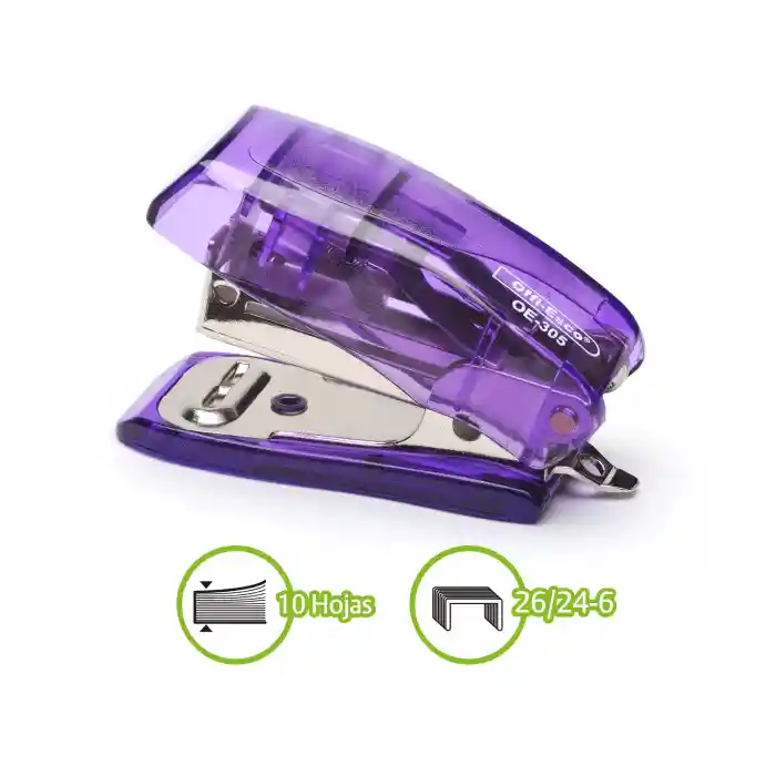 Cosedora Mini Translucida Offi-esco