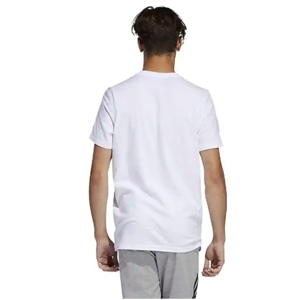 Talla S; M, L, Xl - Camiseta Hombre Adidas Badge Of Sport Blanco Intercept Tee Printed White | Original