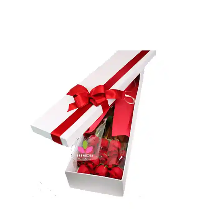 Flores Caja De Rosas X 12. Floristeria En Cali