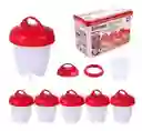 Moldes Para Cocinar Silicone Huevos Egg Boil X 6 Piezas