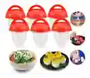 Moldes Para Cocinar Silicone Huevos Egg Boil X 6 Piezas