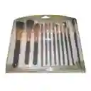 Set Brochas De Maquillaje Pincel Difuminar Rubor Bases Polvos