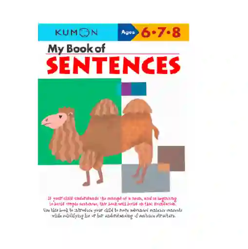 Kumon Libro En Inglés Para Niños Frases Escritura