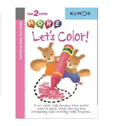 Kumon Libro Para Colorear Niños Niñas