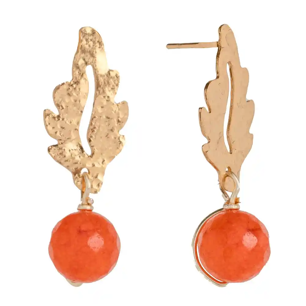 Aretes Mandarina Dorados