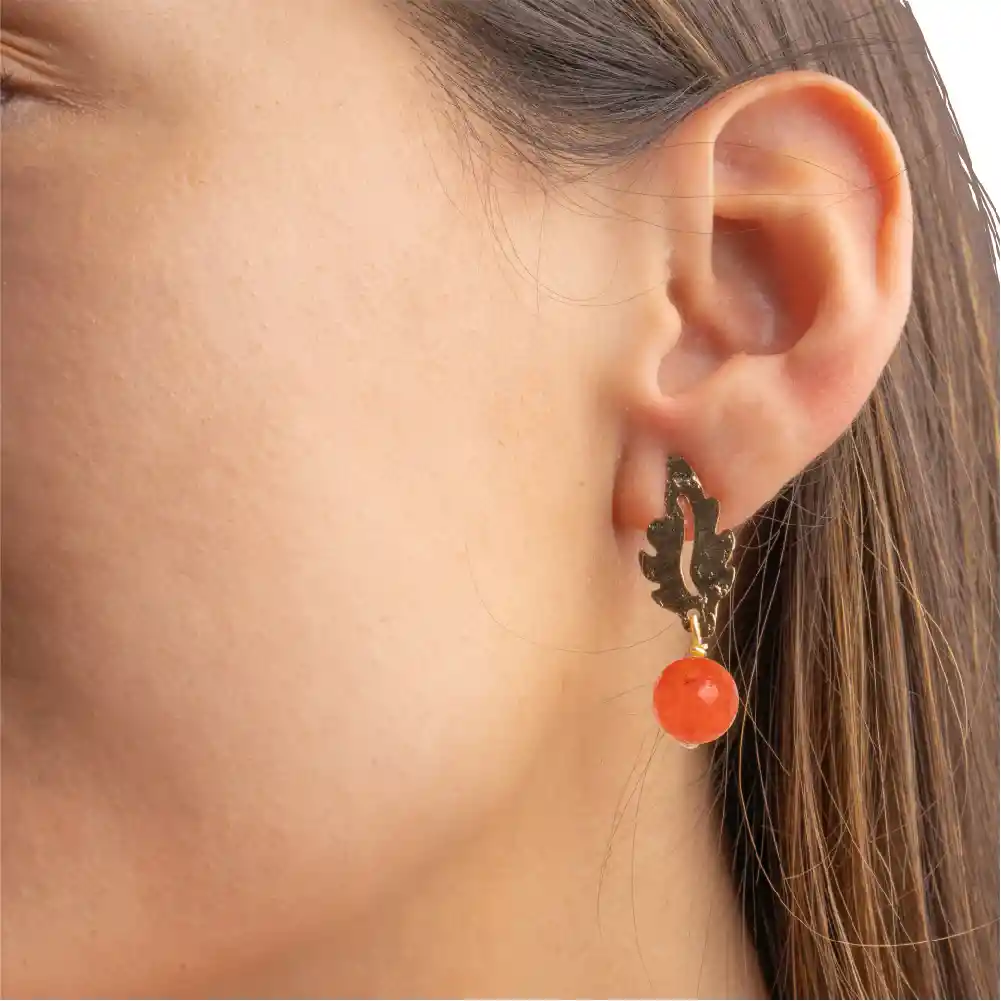 Aretes Mandarina Dorados