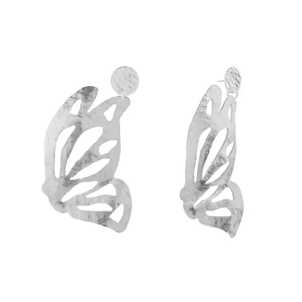 Aretes Pradera Plateados