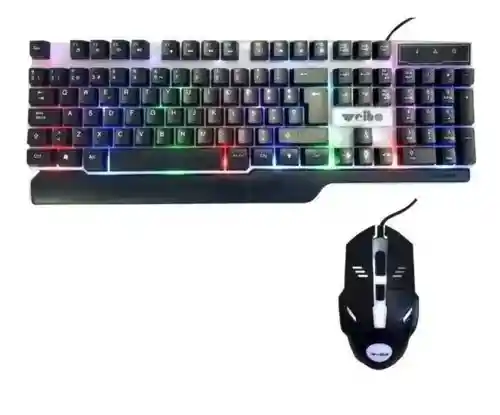 Kit De Teclado Y Mouse Gamer Weibo Wb-550