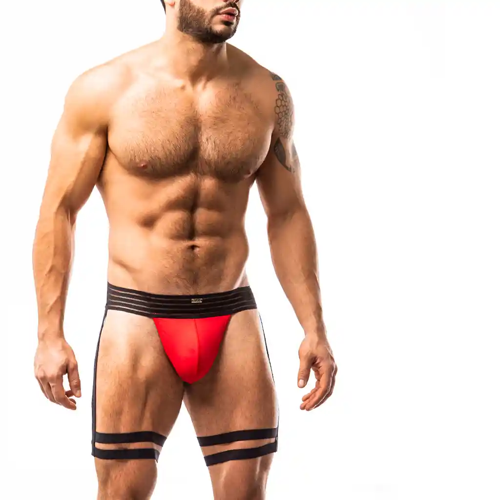 Tanga Con Liguero 40084 Talla M Rojo