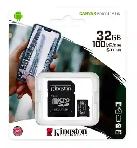 Kingston Microsd Canvas Select Plus 32Gb -