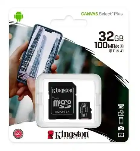 Kingston Microsd Canvas Select Plus 32Gb -