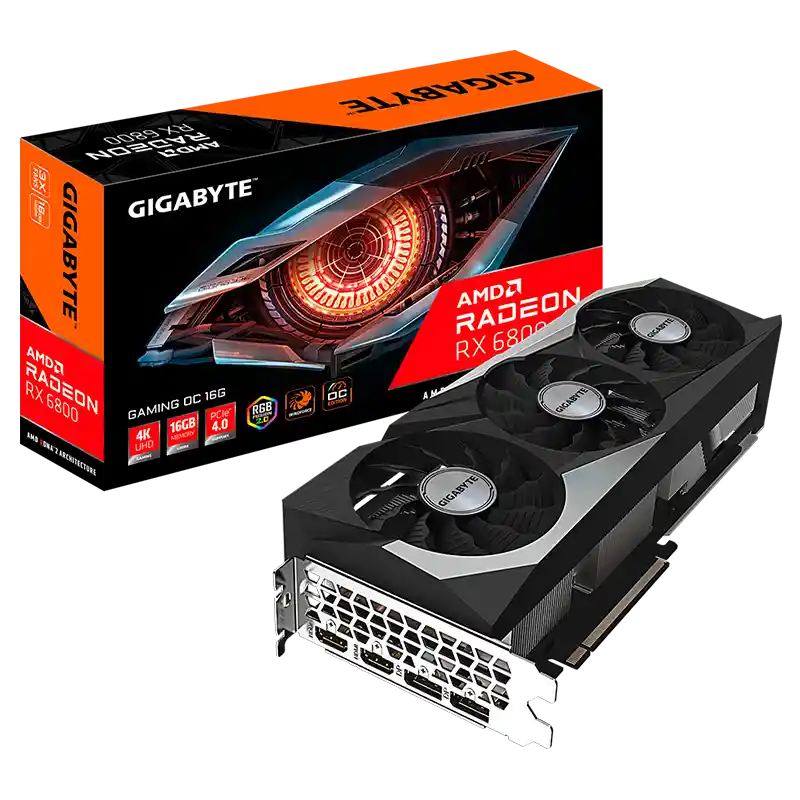 Gigabyte Tarjeta De Videoradeon Rx 6800 Gaming Oc 16Gb