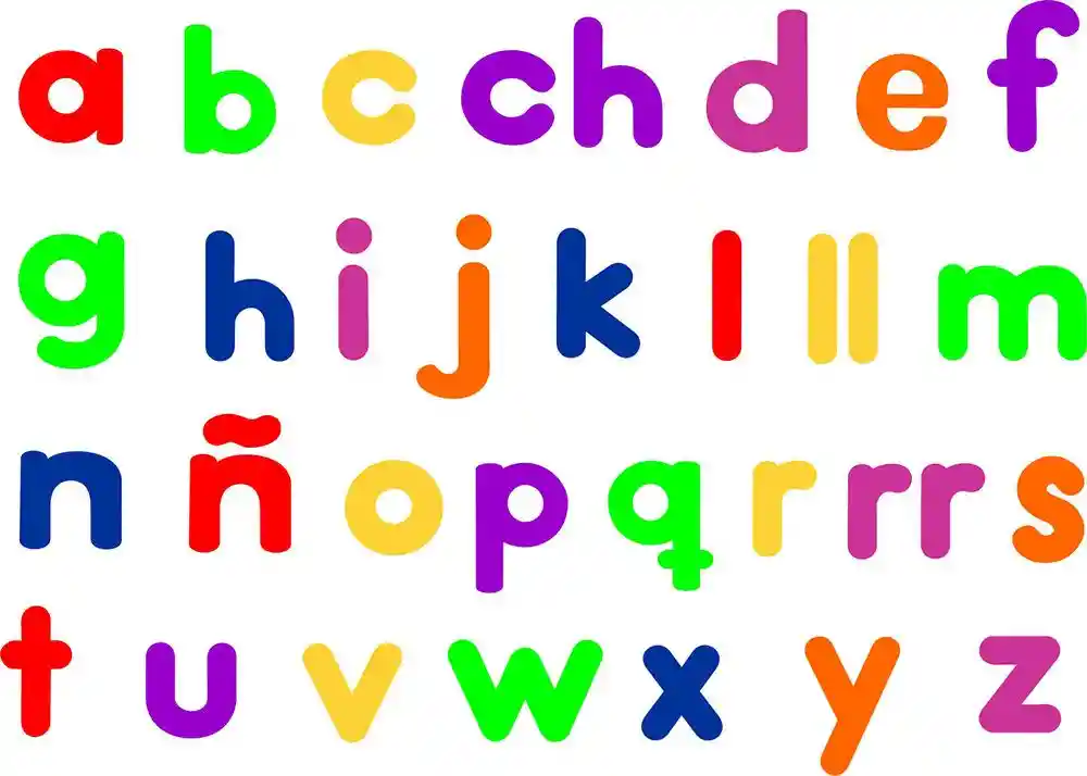 Abecedario Minúscula Multicolor Para Adherir X33 - Sys Didácticos