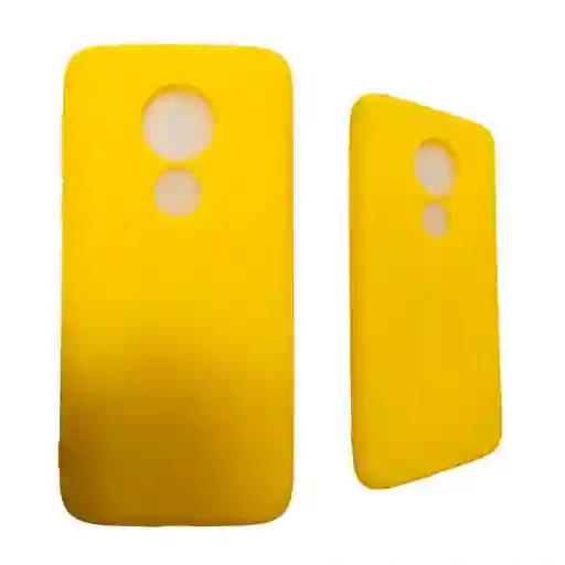 Motorola Funda Silicona Flexible Lisa Amarillo Parag7 Power