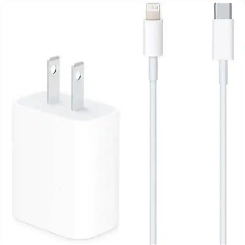 Cargador Carga Rápida Iphone 20w Cubo Tipo C