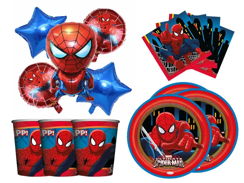 Kit Decoración Plato Vaso Fiesta Infantil Minions Globos X8