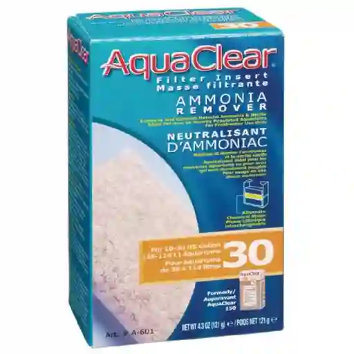 Inserto De Filtro Eliminador De Amoniaco Aquaclear 30 121 Gr