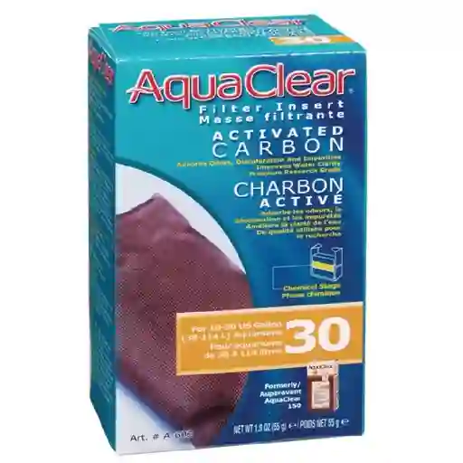 Inserto De Filtro De Carbón Activo Aquaclear 30 55 Gr