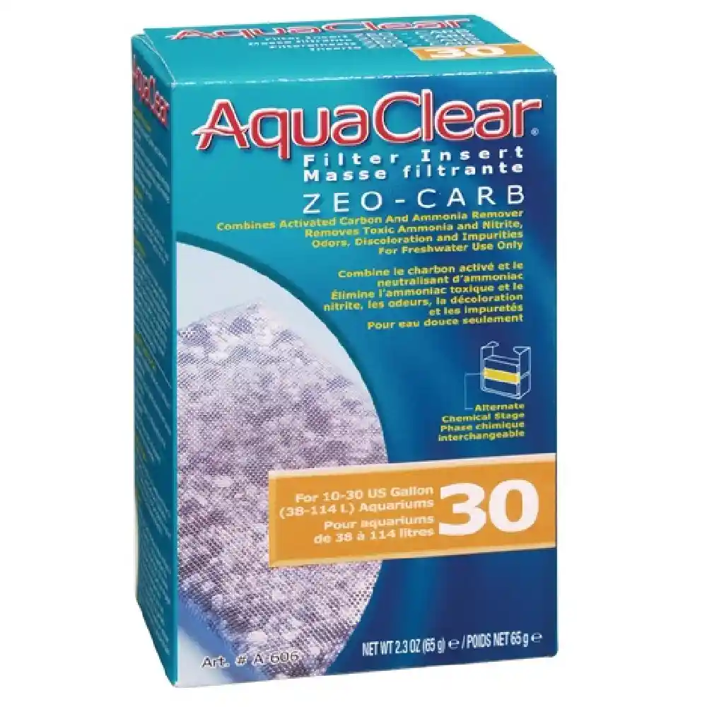 Inserto De Filtro Aquaclear 30 Zeo-carbon 65 Gr