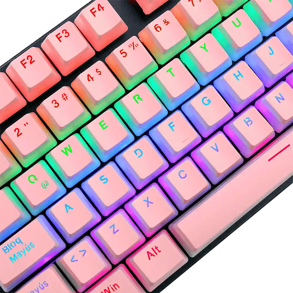 Redragon Keycaps Para Teclado Mecanico A130 Scarabpink