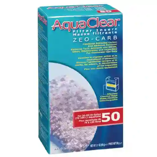 Inserto De Filtro Aquaclear 50 Zeo-carbon 90 Gr