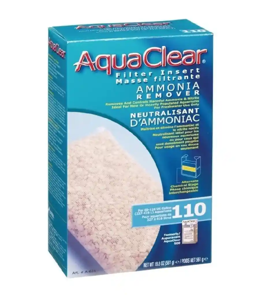 Eliminador De Amoniaco Aquaclear 110 - 561 Gr