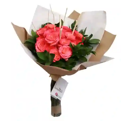 Bouquet Roana Color Fucsia X 22 Rosas