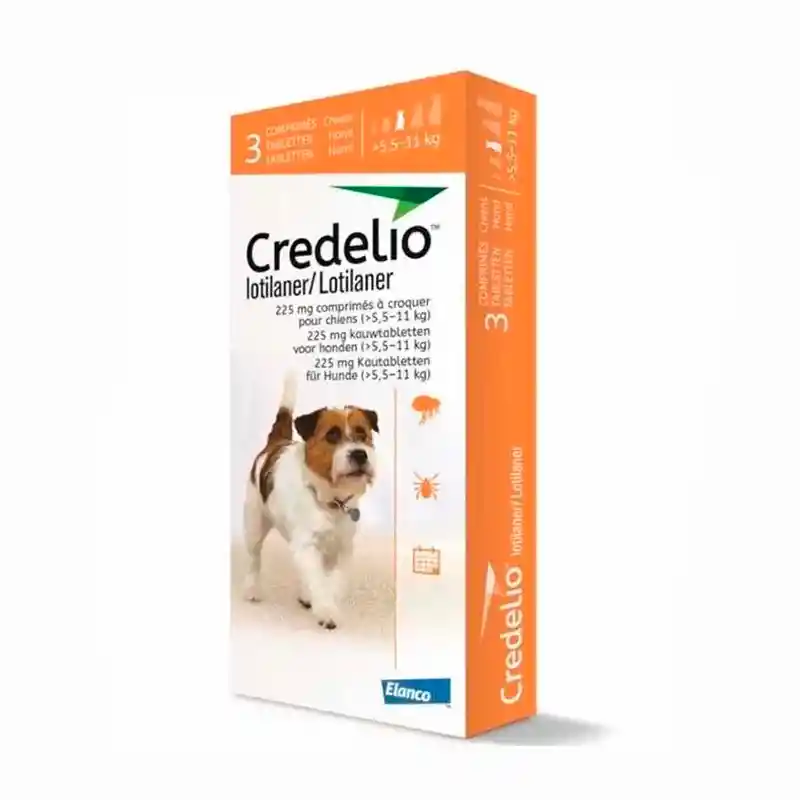 Credelio 225 Mg Perros De (5.5 – 11 Kg) Caj X 3 Tab