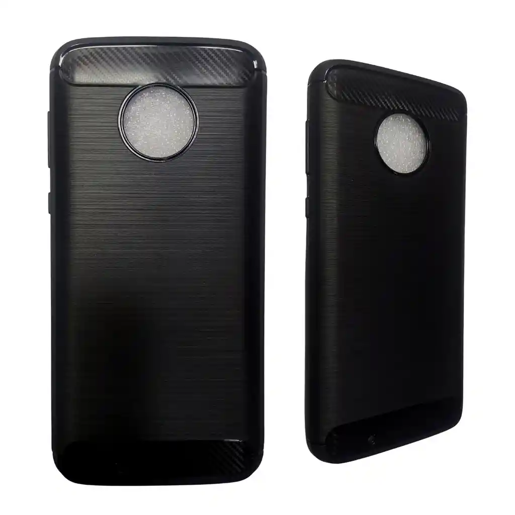 Motorola Funda Estuche Protectora Carbono Negra Parag6