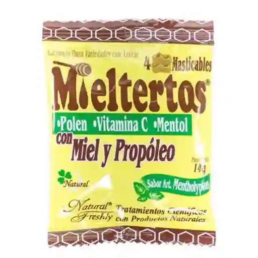 Mieltertos Pastillas Sobre X 4 Natural Freshly