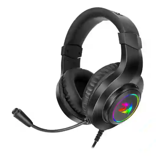 Auriculares Gamer Redragon H260 Hylas Rgb 3.5mm Black